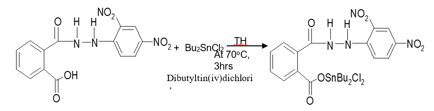 Synthesis Pathway of Organotin(IV) Complexes of N-2, 4-dinitrophenylanilidephthalamic Acid
