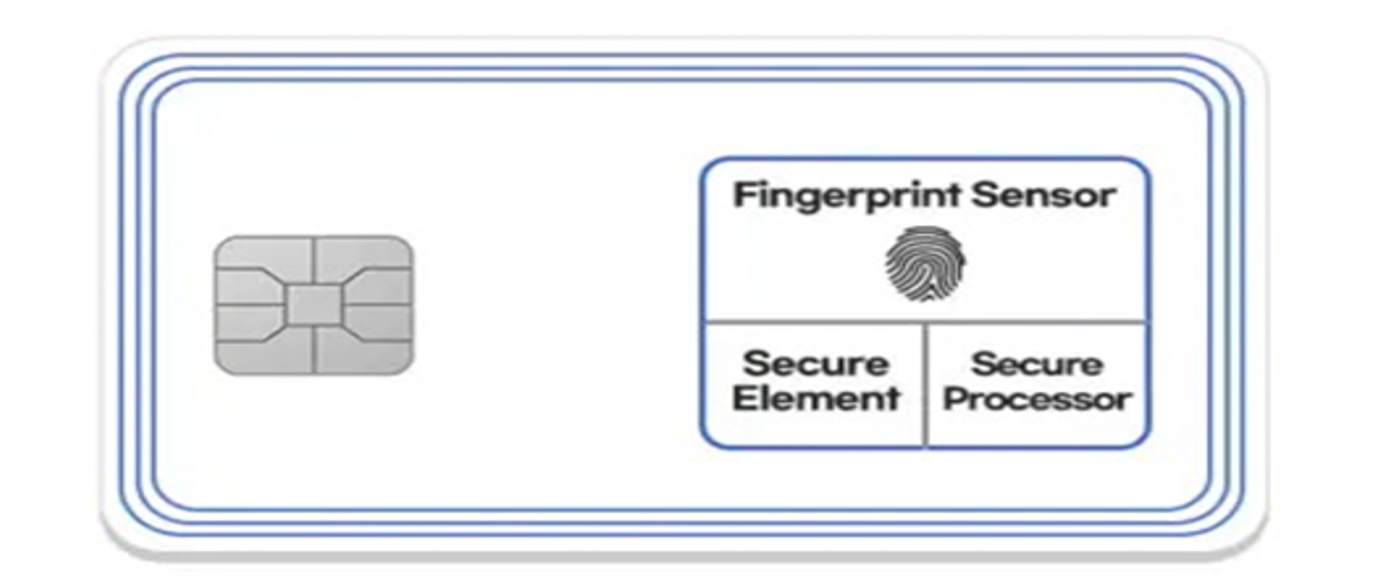 (S3B512C) All-in-one RFID card with fingerprint security features