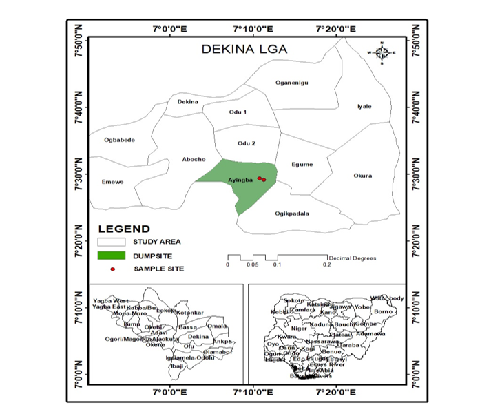 Map of the study area